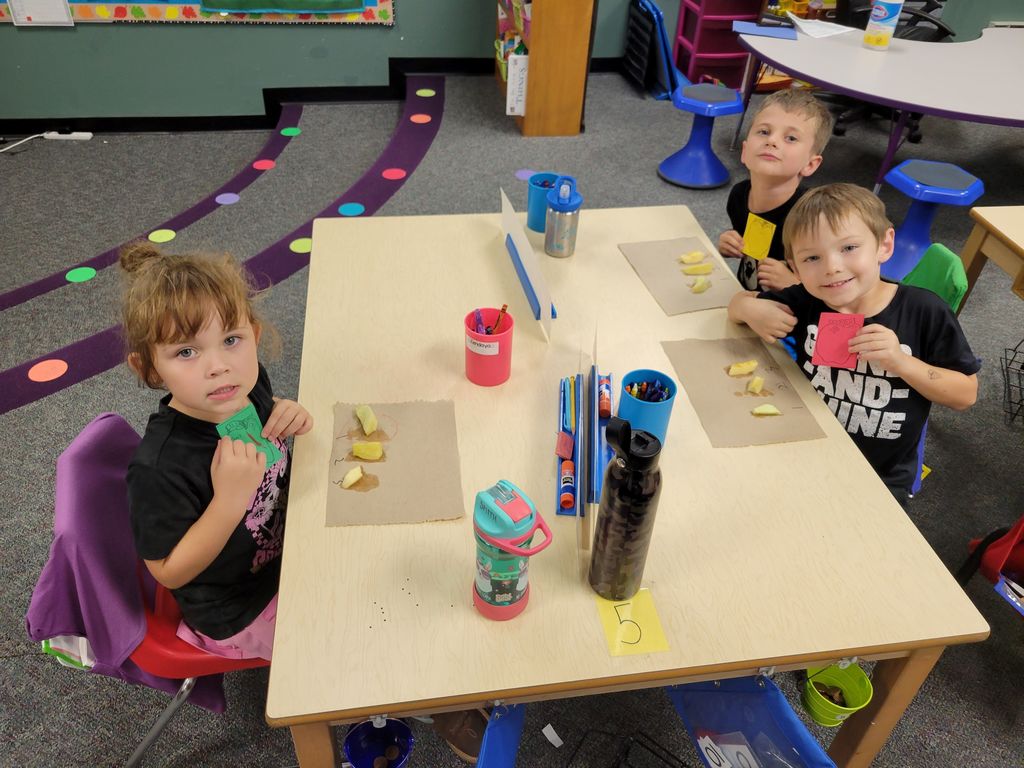 Mrs. Riffel's class had so much fun exploring apples.  A science experiment, making apple pie, taste testing the different kinds to determine which one they liked the best along with exploring apples using our 5 senses were just a few of the fun things we did with apples!